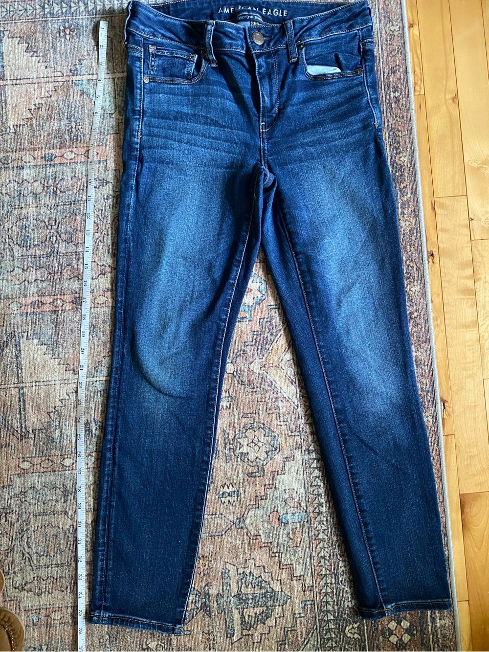 American Eagle Outfitters Indigo Stretch Skinny Jeans